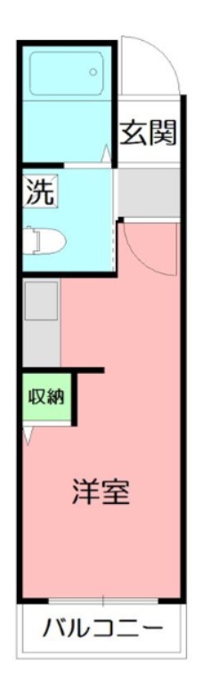 Ｌｉｖｅ　ｆｌａｔ 201号室 間取り