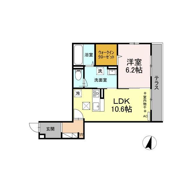セッテ 102号室 間取り