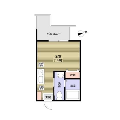 α(アルファ)　parks　east 302号室 間取り