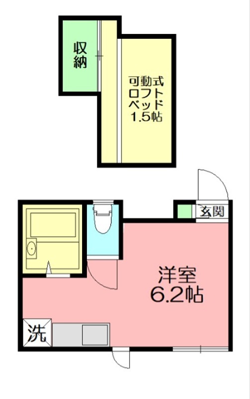 パンシオン長後No.2 203号室 間取り