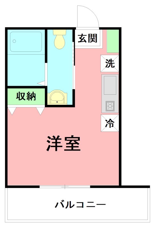 &alpha;(アルファ)　parks　east 間取り