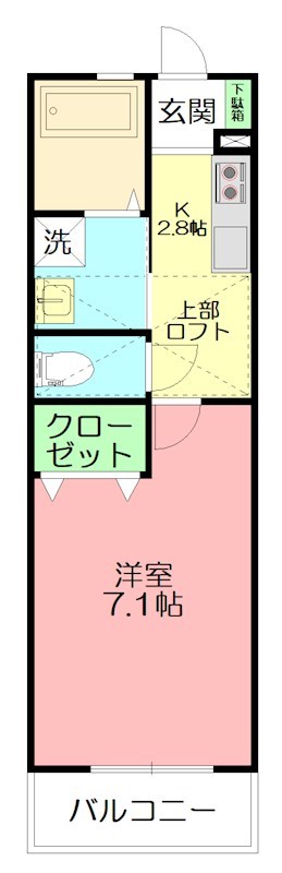 BeRiche（ベリッシュ） 208号室 間取り