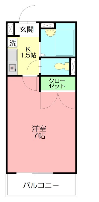 わかばⅢ 303号室 間取り