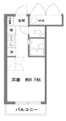 ラグゼナ本厚木 414号室 間取り