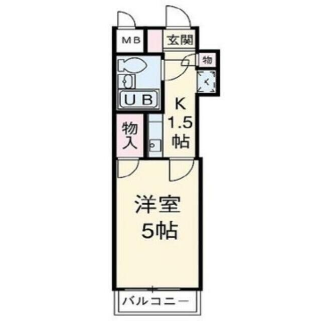 シルフィード平塚Ⅰ 202号室 間取り
