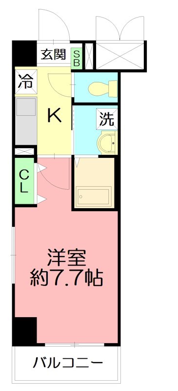 アヴァンセ アールエス 308号室 間取り