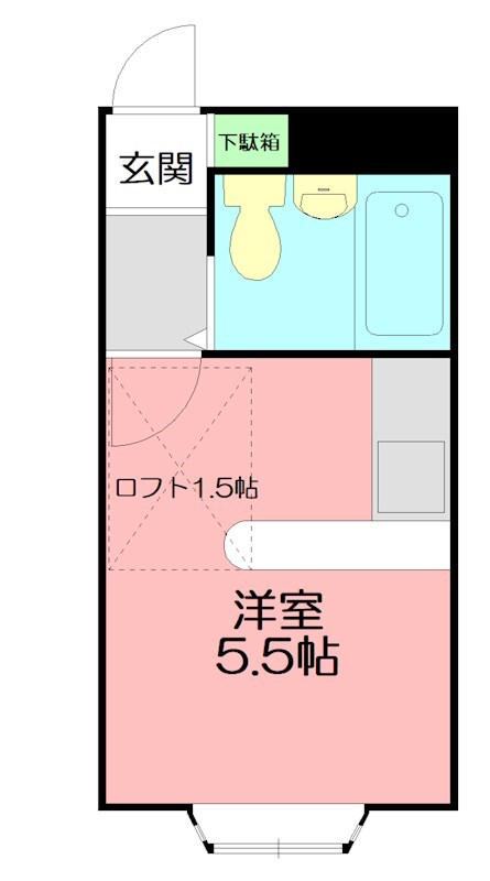 ベルピア渋沢第一 201号室 間取り