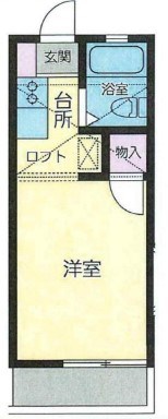 アートハウス桜が丘 202号室 間取り