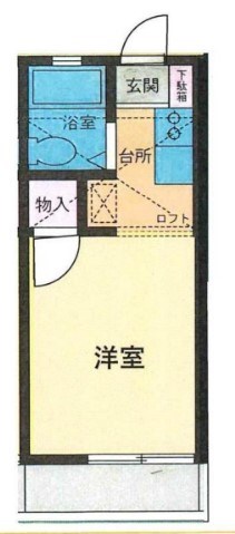 アートハウス桜が丘 204号室 間取り