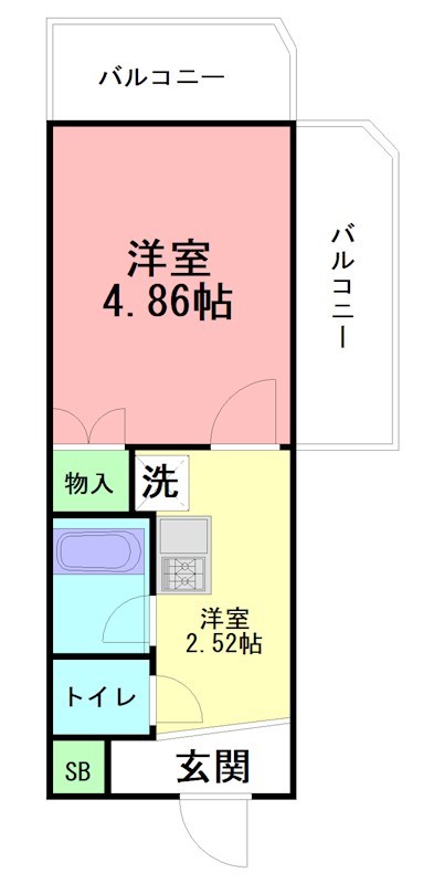 コマキビル 309号室 間取り