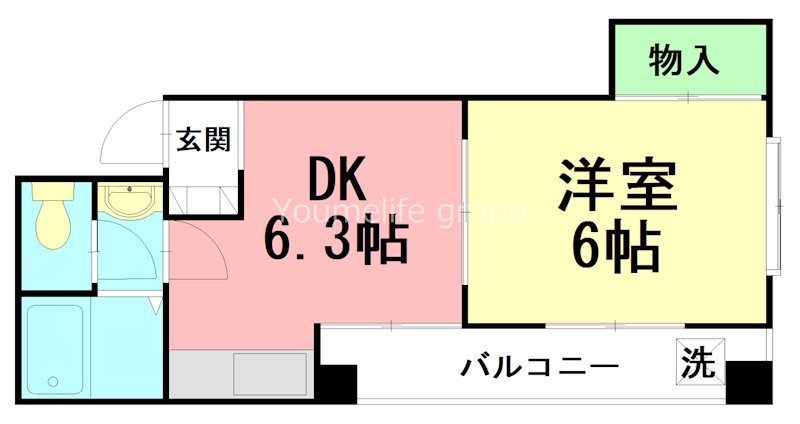 堤ビル 203号室 間取り