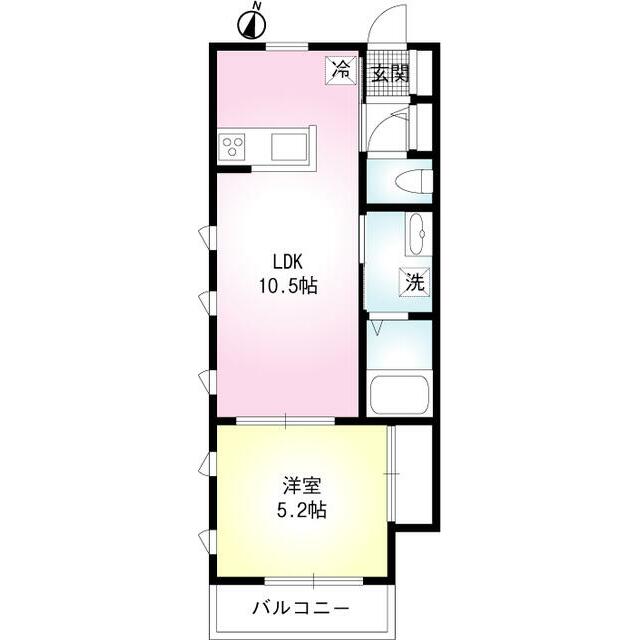 ＮＯＢＬＥ　ＶＩＬＬＡ　東戸塚 201号室 間取り