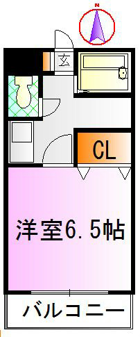 ピア 103号室 間取り