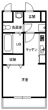 セレステディオーサ 204号室 間取り