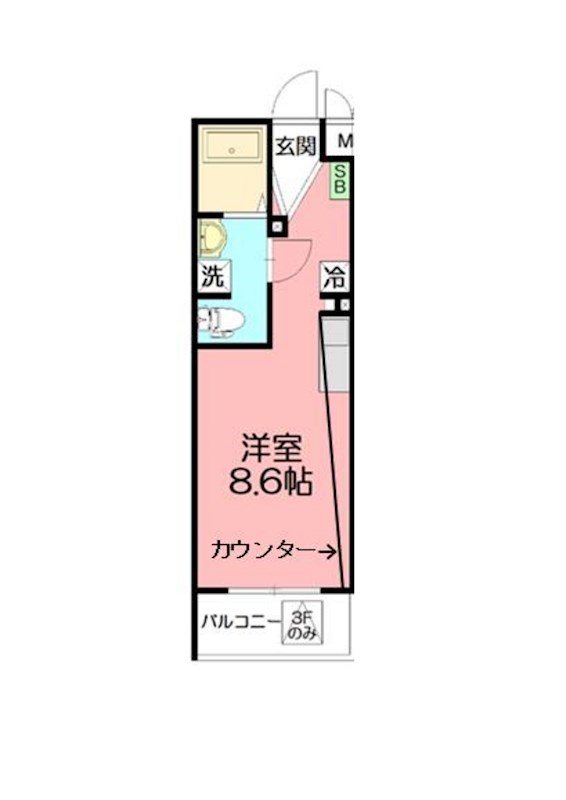 rex（レクス） 301号室 間取り