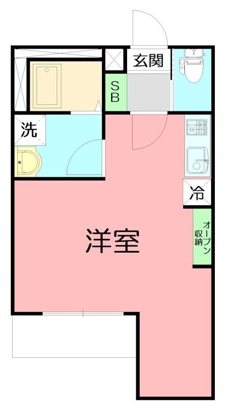 aruka027 104号室 間取り