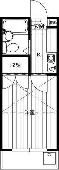 HILL’S高座渋谷 108号室 間取り