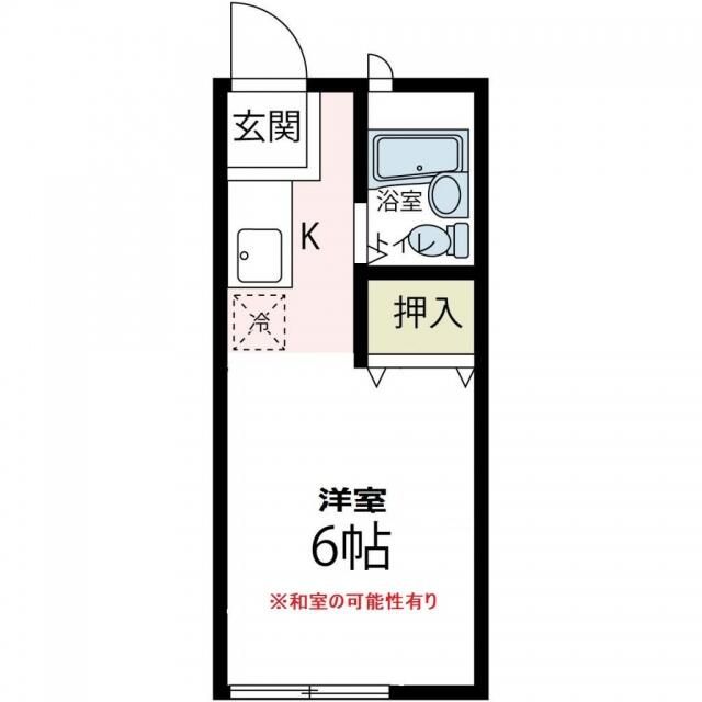 ジュネス上倉田 102号室 間取り