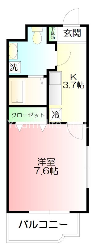 ハモーサ湘南 201号室 間取り