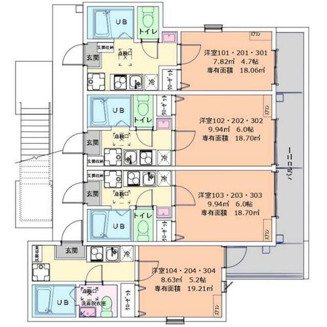 Ｔ－ｆｌａｔ東戸塚 301号室 間取り