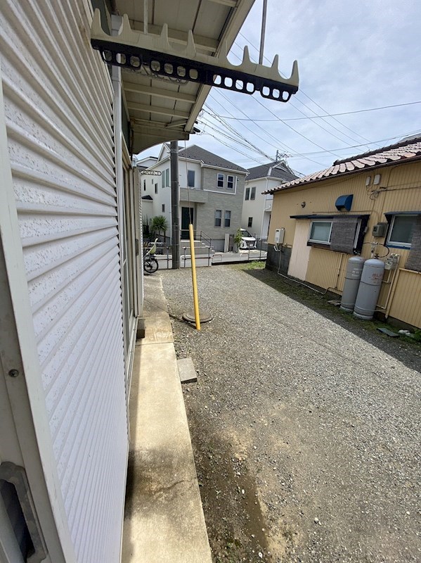 新倉ハイツB ベランダ