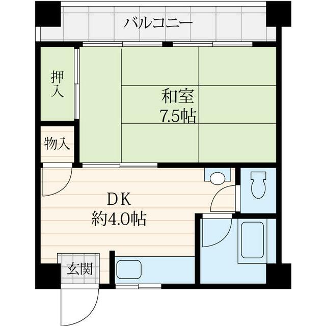 川口第一ビル 202号室 間取り