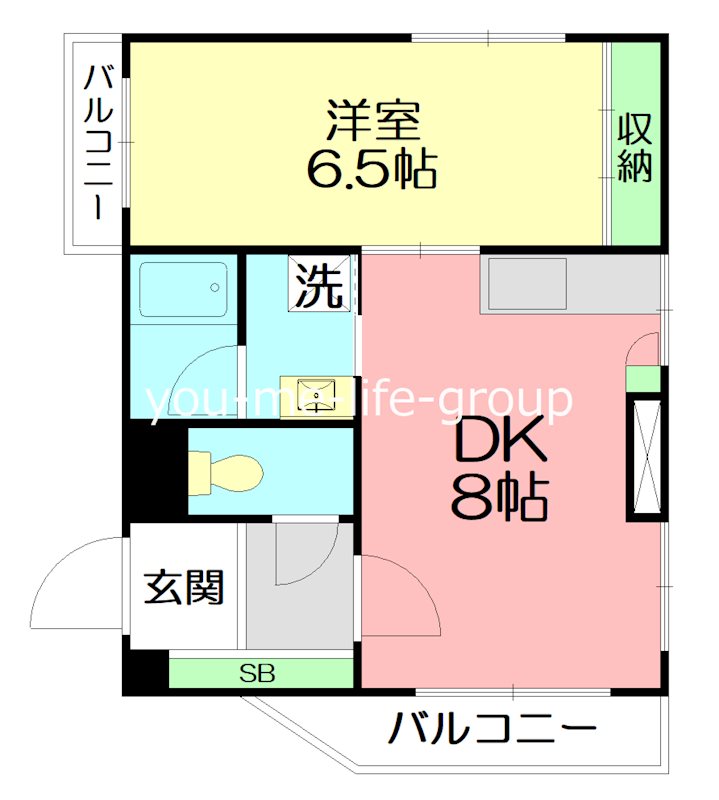 大貫ビル 901号室 間取り