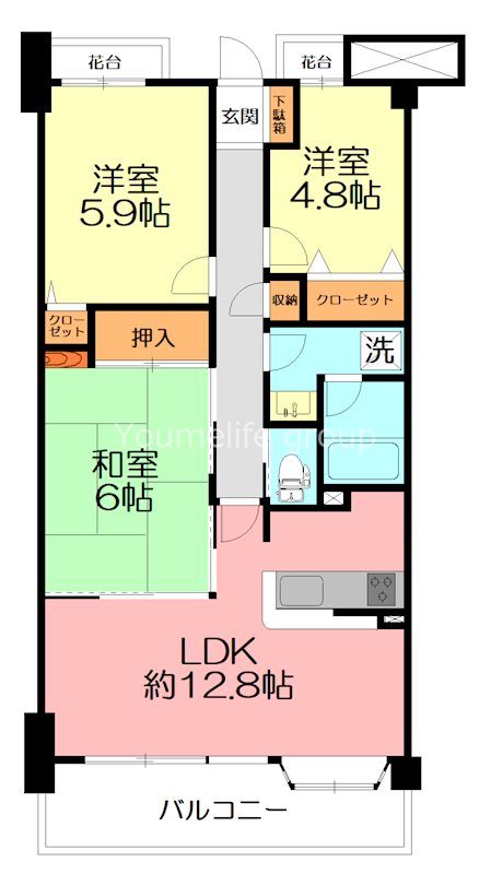 クリオ大磯弐番館 間取り