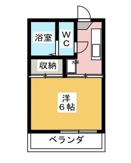 クロノス秦野東海大学前 203号室 間取り