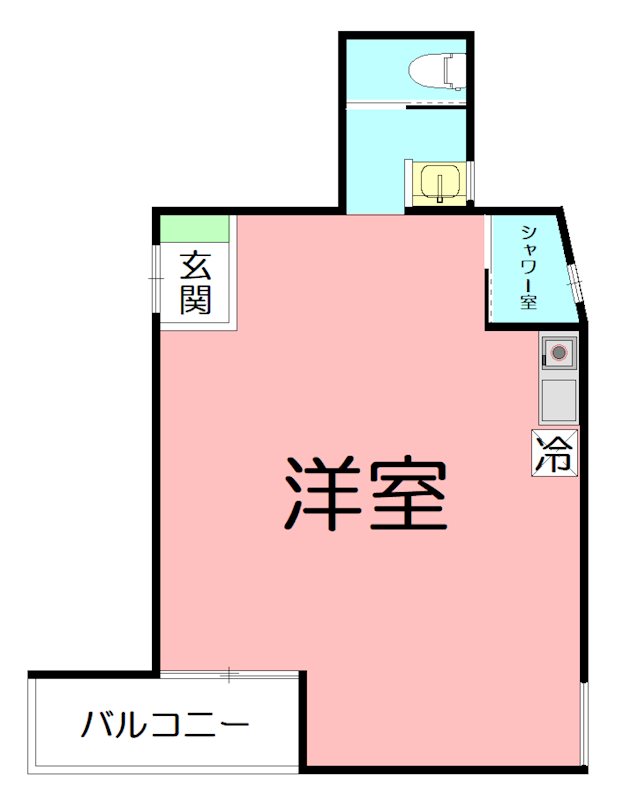 Art Hills 2A号室 間取り