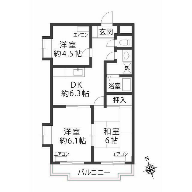ラークハイツ座間 間取り