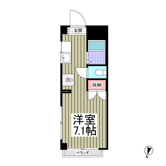 リエス厚木金田 106号室 間取り