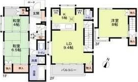 下荻野戸建 間取り