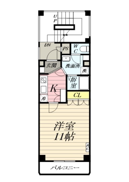 リバーストーン湘南 301号室 間取り