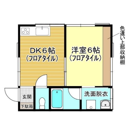 ボナール善行Ⅱ B103号室 間取り