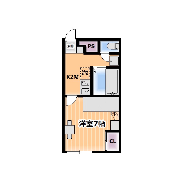 レオパレスサンラヴィエⅡ 間取り図