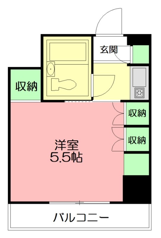 第12明智ビル 202号室 間取り