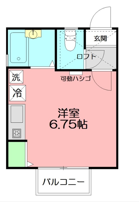 プラスワンヒルズⅡ 203号室 間取り