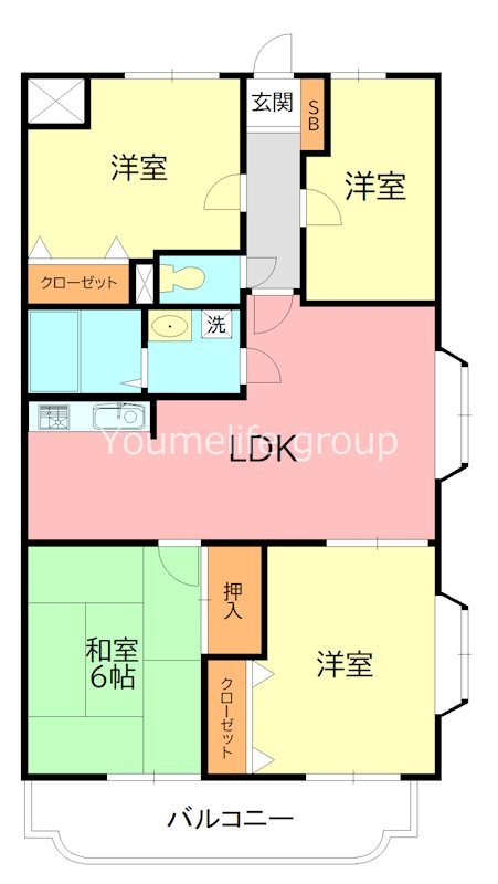 アルテールS 404号室 間取り