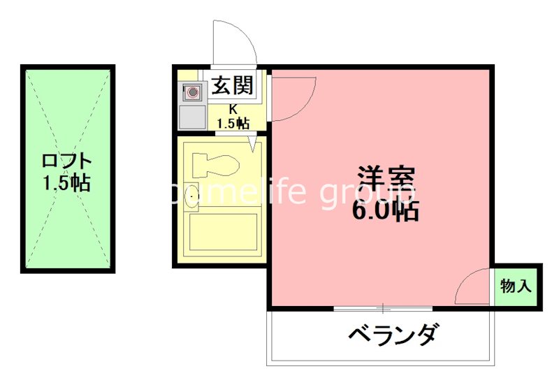 ＣＩＥＬ　Ａ 202号室 間取り