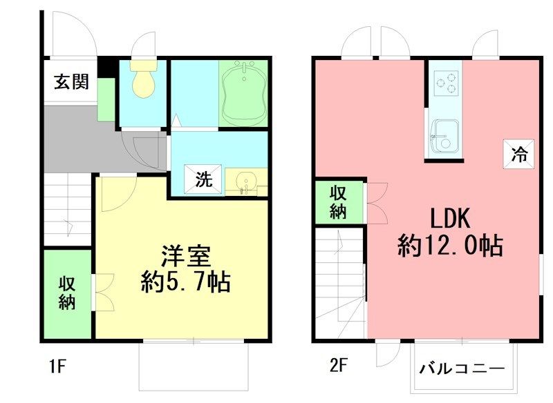 アレテイア 103号室 間取り