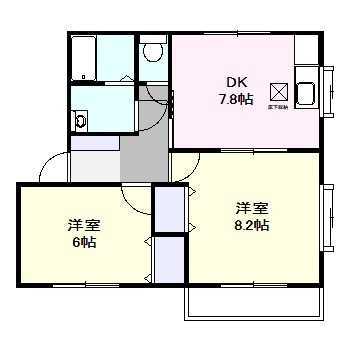 ベランジェール 101号室 間取り