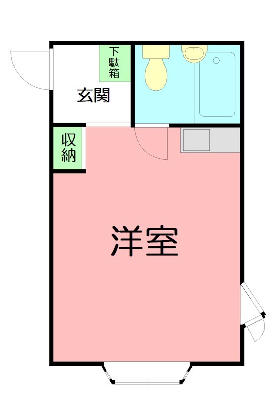 セントネージュ厚木 203号室 間取り