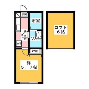 Ｂｅｌｌａｖｉｓｔａ弥生台 102号室 間取り