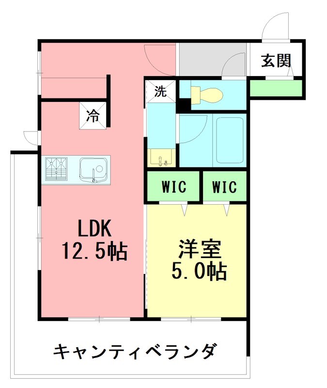 メゾンRS 203号室 間取り