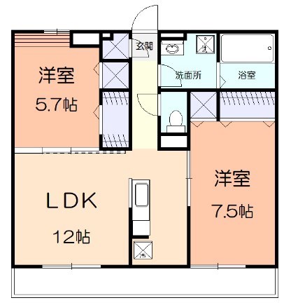 ヴェルドミール伍番館 302号室 間取り