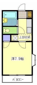 シャンロックコスモハイムⅡ 205号室 間取り