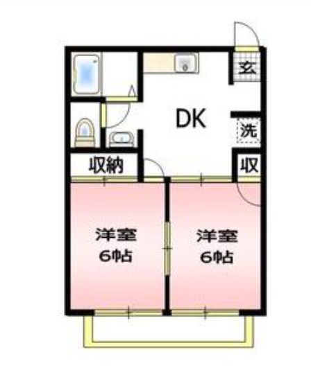 ハイツ壱番館 205号室 間取り
