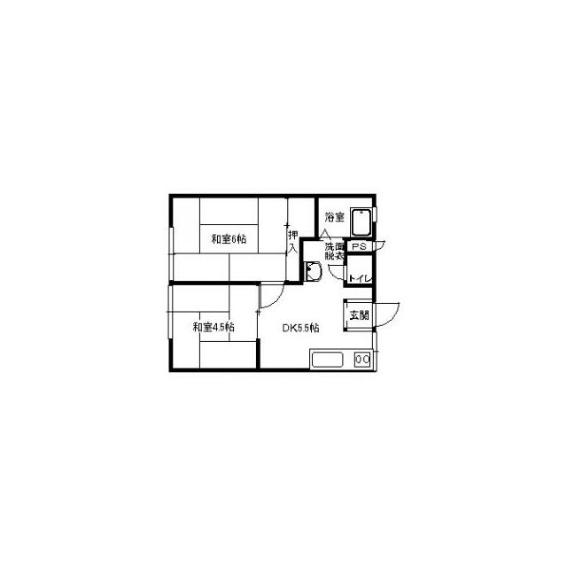 グリーンハイツ 間取り図