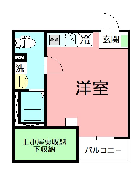 crumu 103号室 間取り